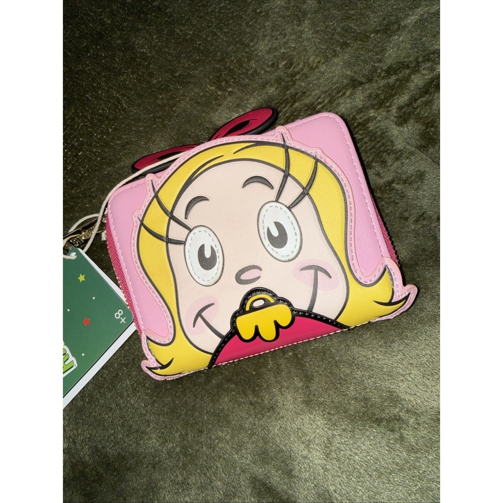 Loungefly Dr Seuss Cindy Lou Who Cosplay Zip Around Wallet New Faux Leather‎